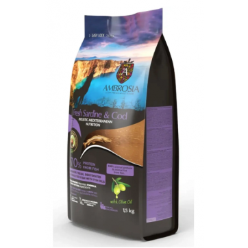 AMBROSIA MEDITERRANEAN Adult All Breeds Sardine & Cod