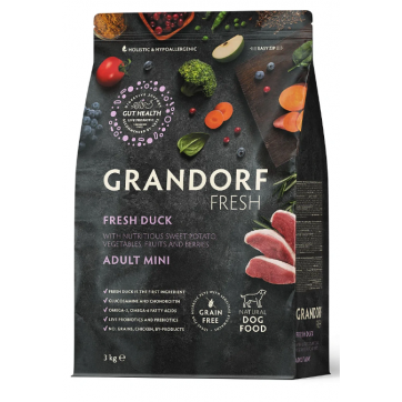 GRANDORF Fresh Adult MINI Breeds Duck & Sweet Potato