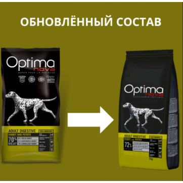 Optima Nova GF Adult Digestive Rabbit & Potato 