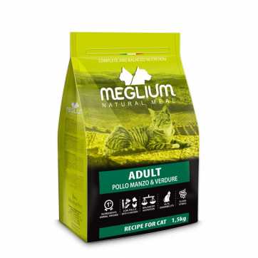 MEGLIUM Cat Adult Chicken, Beef & Vegetables