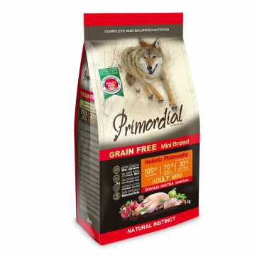 Primordial Dog Mini Adult Quail & Duck