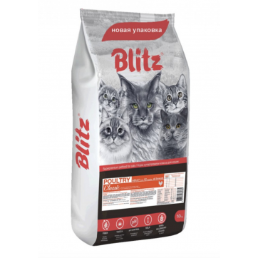 Blitz Poultry Adult Cat All Breeds (домашняя птица)