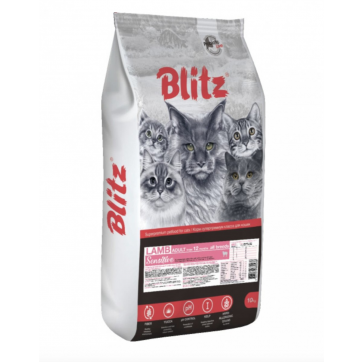 Blitz Sensitive Adult Cats All Breeds (ягненок)