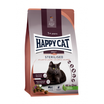 Happy Cat Sterilised Atlantik-Lachs лосось