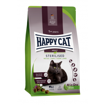 Happy Cat Sterilised Weide-Lamm 