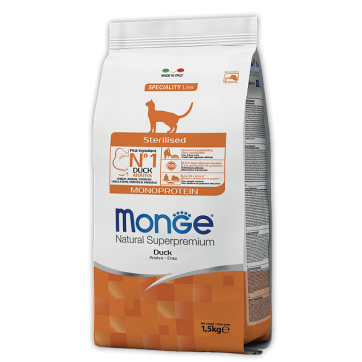 Monge Cat Monoprotein Sterilised Duck