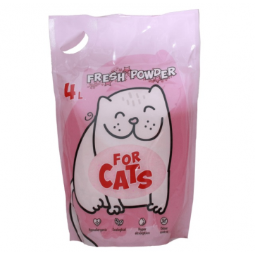Силикагелевый наполнитель For Cats Fresh Powder (звездный песок)
