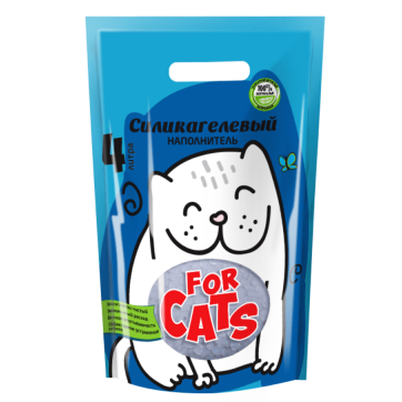 Силикагелевый наполнитель For Cats