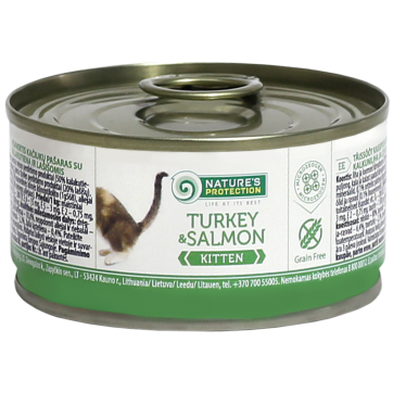 Natures Protection Kitten Turkey and Salmon