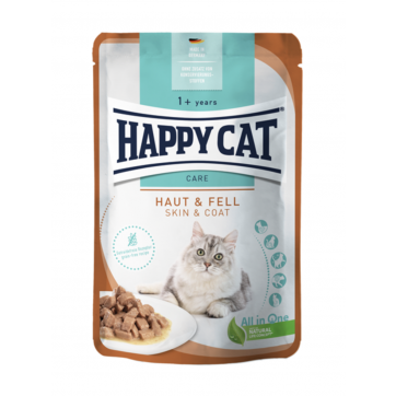 Happy Cat Meat in Sauce Haut & Fell (уход за кожей и шерстью)
