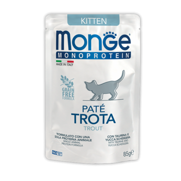Monge Cat Mono Pate Kitten Trout
