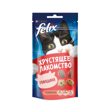 Лакомство для кошек Felix Party Mix Говядина