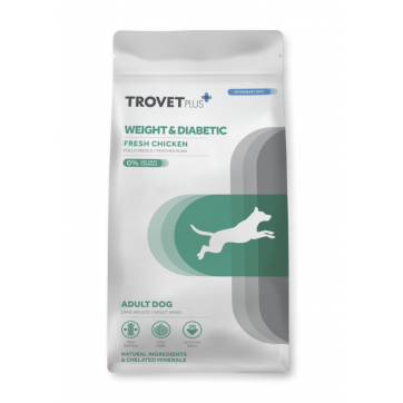 Trovet Plus Adult Dog Weight & Diabetic Fresh Chicken