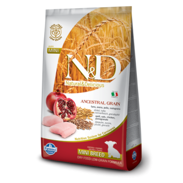 Farmina N&D Low Grain Puppy Mini Chicken and Pomegranate 