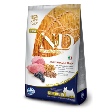 Farmina N&D Ancestral Grain Puppy Mini Lamb & Blueberry