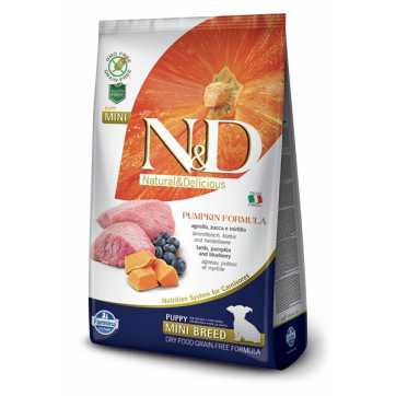Farmina N&D Grain Free Pumpkin Puppy Mini Lamb & Blueberry