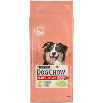 Сухой корм для взрослых активных собак Dog Chow курица