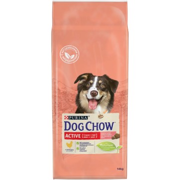 Сухой корм для взрослых активных собак Dog Chow курица
