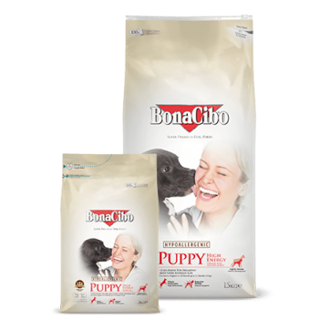 Сухой корм для собак BonaCibo Puppy HE Курица и анчоусы