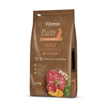 Сухой корм для собак с говядиной Fitmin Purity Adult Beef