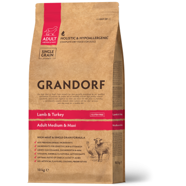 Grandorf Adult Medium & Maxi Dog Lamb & Turkey