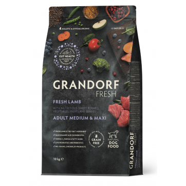 GRANDORF Fresh Adult Medium & Maxi Breeds Lamb & Sweet Potato