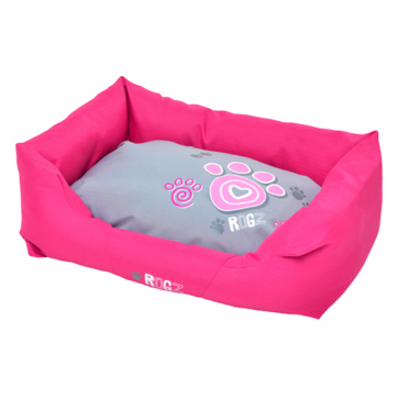 Rogz лежак Spice Podz Pink Paws с бортом