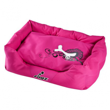 Rogz лежак Spice Podz Pink Bone с бортом