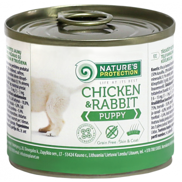 Natures Protection Puppy Chicken and Rabbit