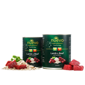 Nuevo Senior Lamb Beef And Oat Flakes