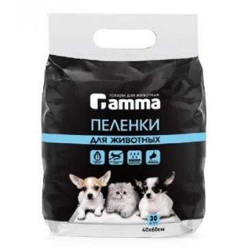 Пеленки для животных Gamma 40*60
