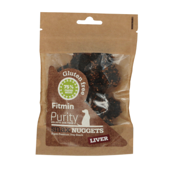 Лакомство для собак Снеки наггетсы с печенью Fitmin Purity Snax Naggets Liver